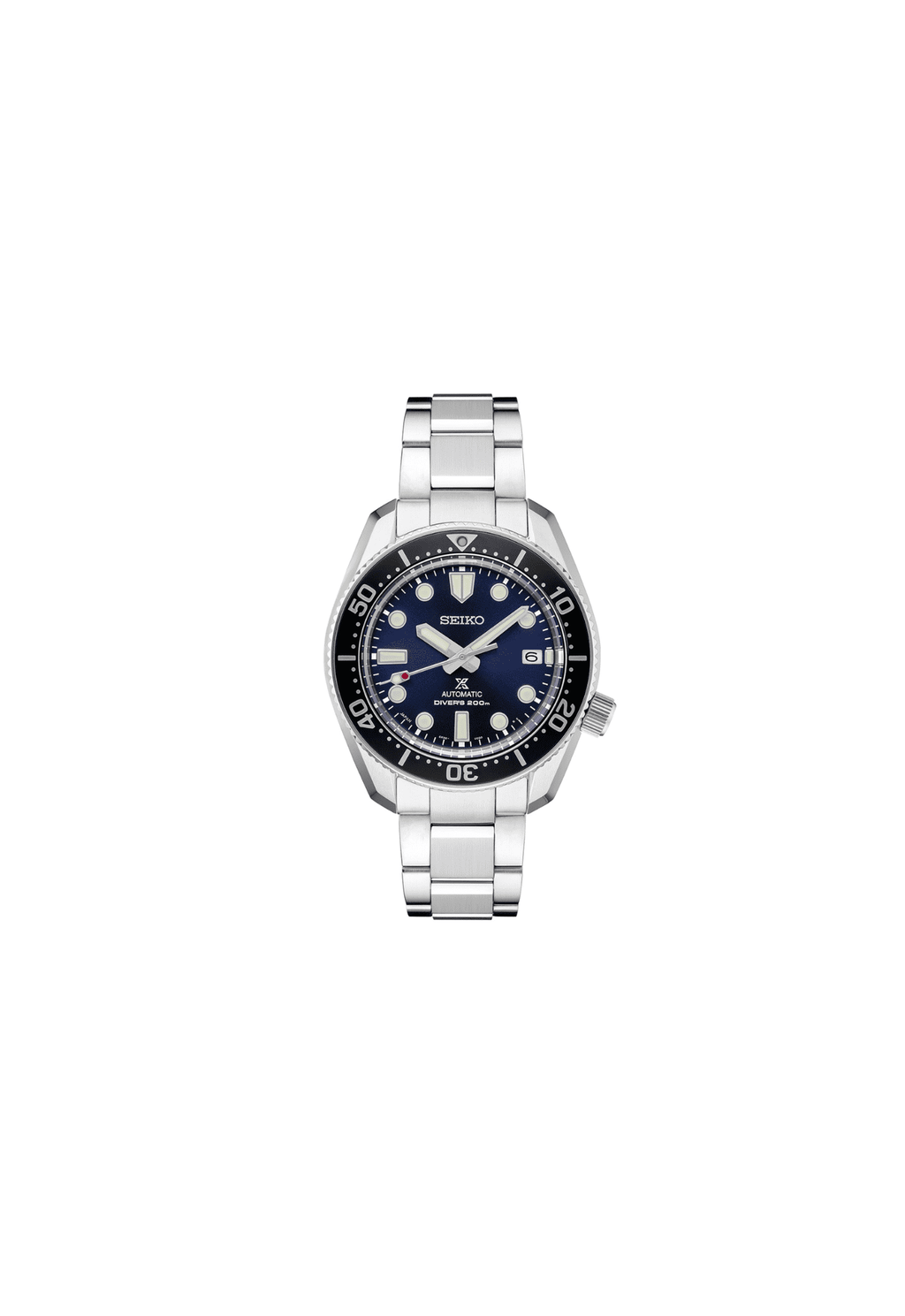 Orologio subacqueo automatico Seiko Prospex blu 42 mm con cinturino in acciaio