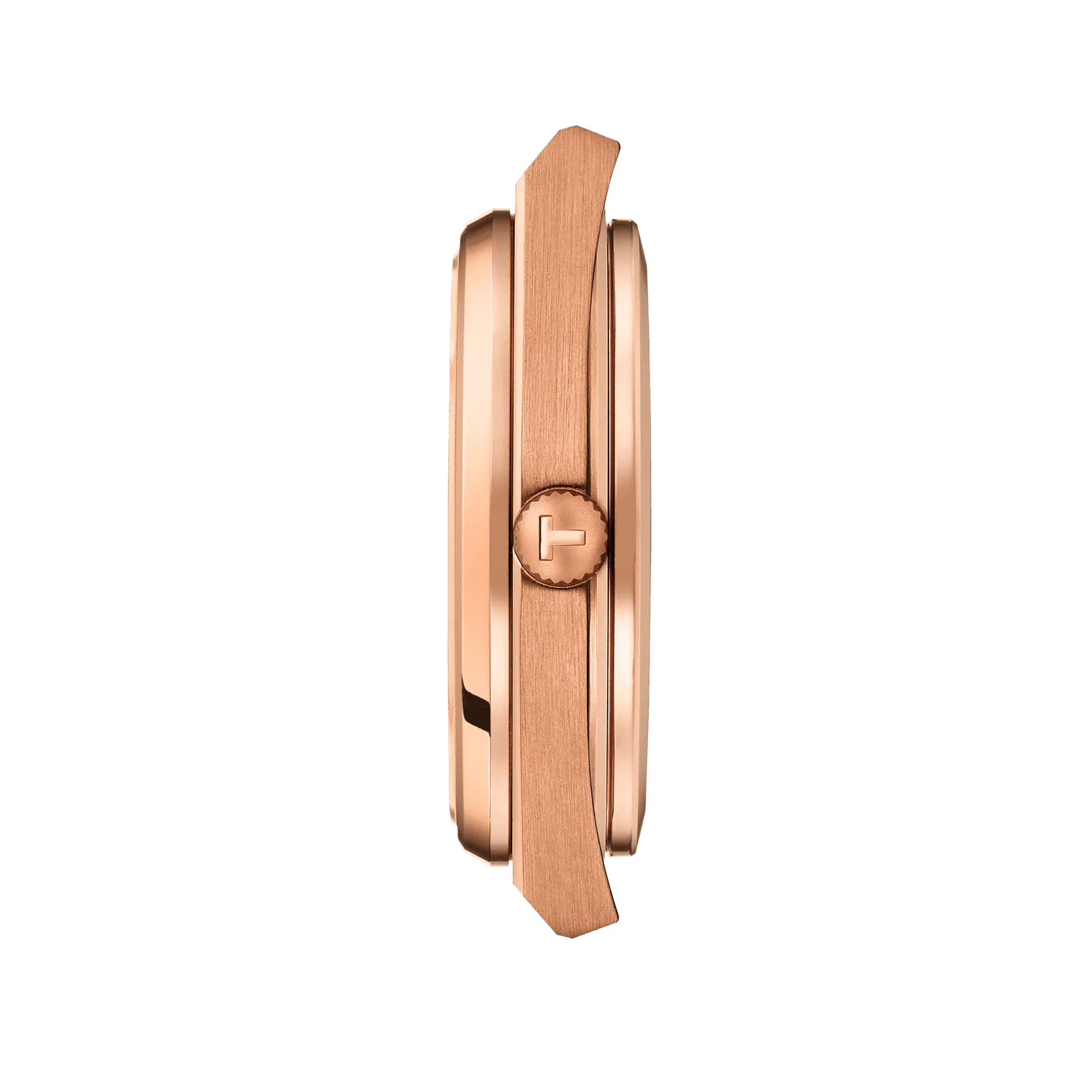 Orologio automatico oro rosa: profilo sottile e corona laterale