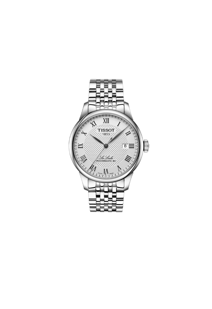 Orologio automatico Tissot Le Locle con bracciale in acciaio e quadrante argento