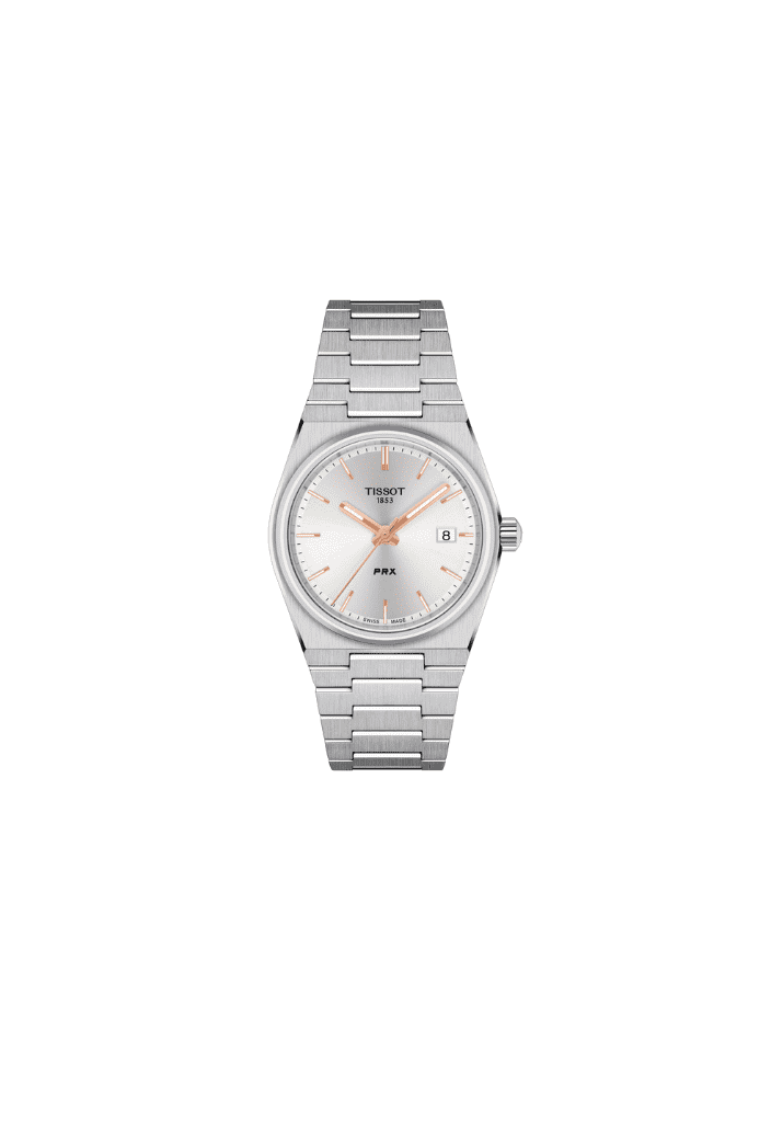 Tissot PRX 35mm – Orologio Quarzo Swiss Made, Quadrante Argentato, Acciaio, Ref. T137.210.11.031.00 MDR