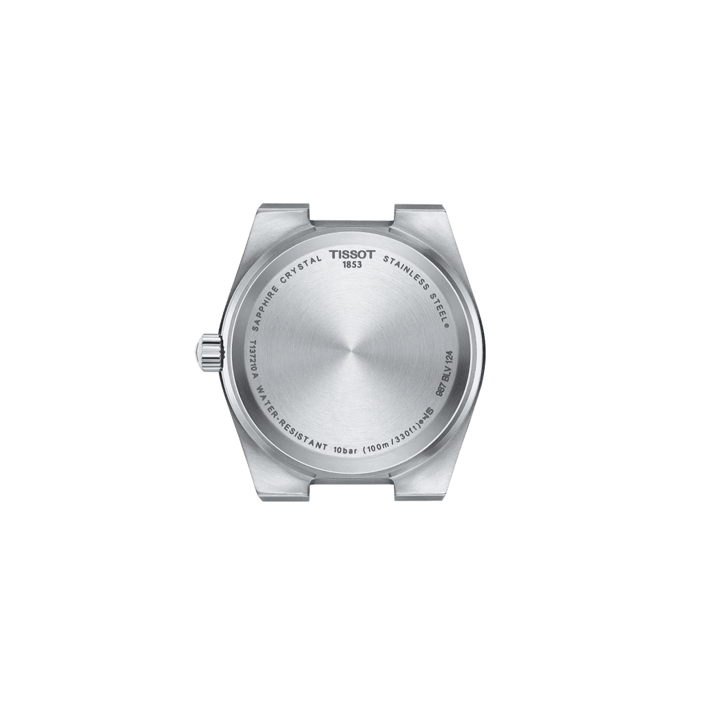 Tissot PRX 35mm – Orologio Quarzo Swiss Made, Quadrante Azzurro Ghiaccio, Acciaio, Ref. T137.210.11.351.00 MDR