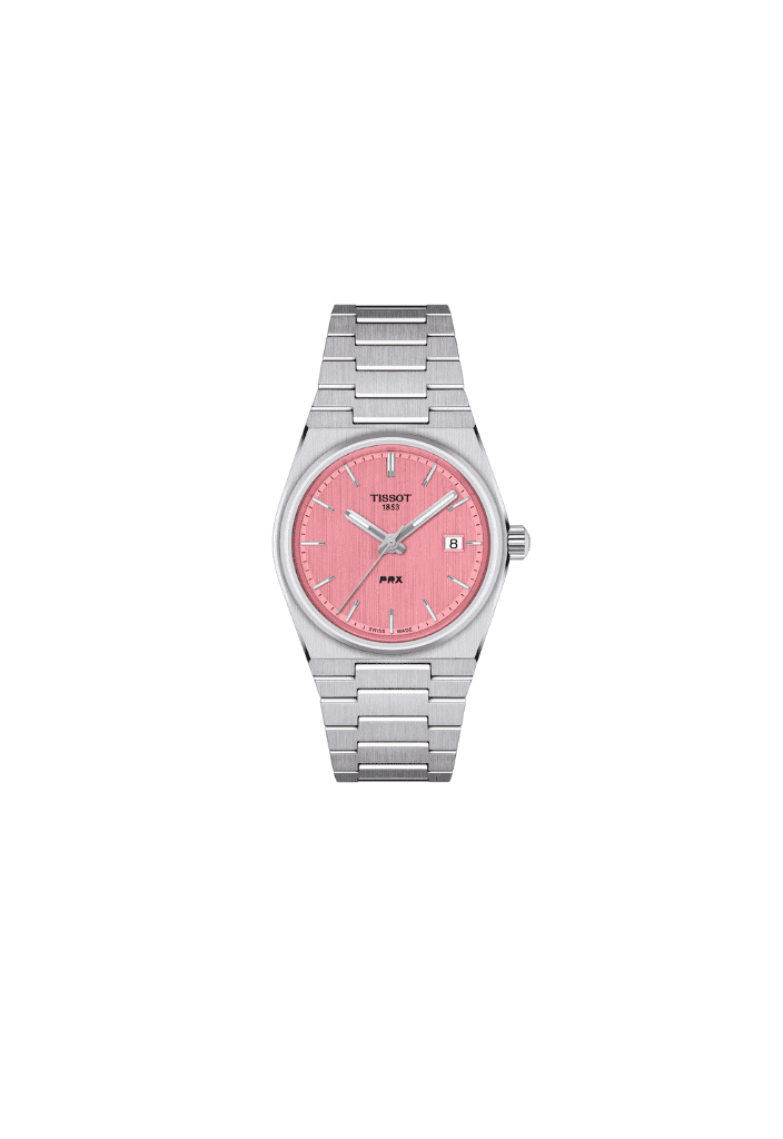 Tissot PRX 35mm – Orologio Quarzo Swiss Made, Quadrante Rosa, Acciaio, Ref. T137.210.11.331.00 MDR