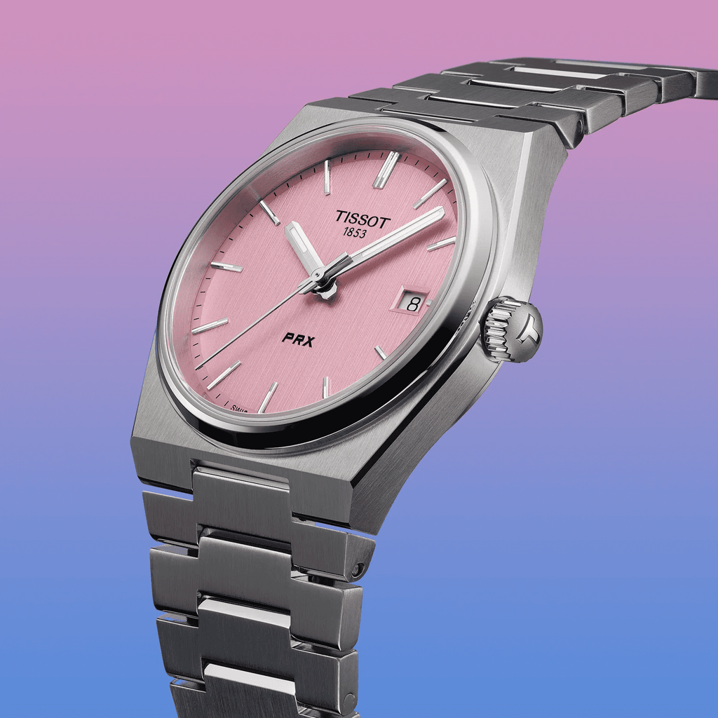 Tissot PRX 35mm – Orologio Quarzo Swiss Made, Quadrante Rosa, Acciaio, Ref. T137.210.11.331.00 MDR