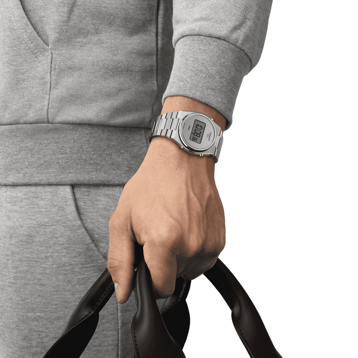 Tissot PRX Digital – Quarzo Swiss Made, schermo digitale, quadrante argento, 40mm – T137.463.11.030.00 MDR