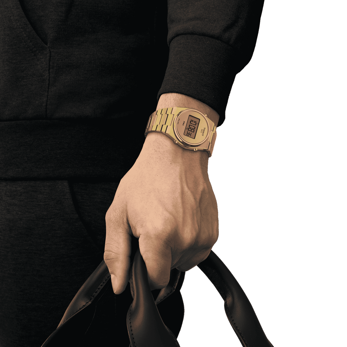 Tissot PRX Digital – Quarzo Swiss Made, schermo digitale dorato, 40mm – T137.463.33.020.00 MDR