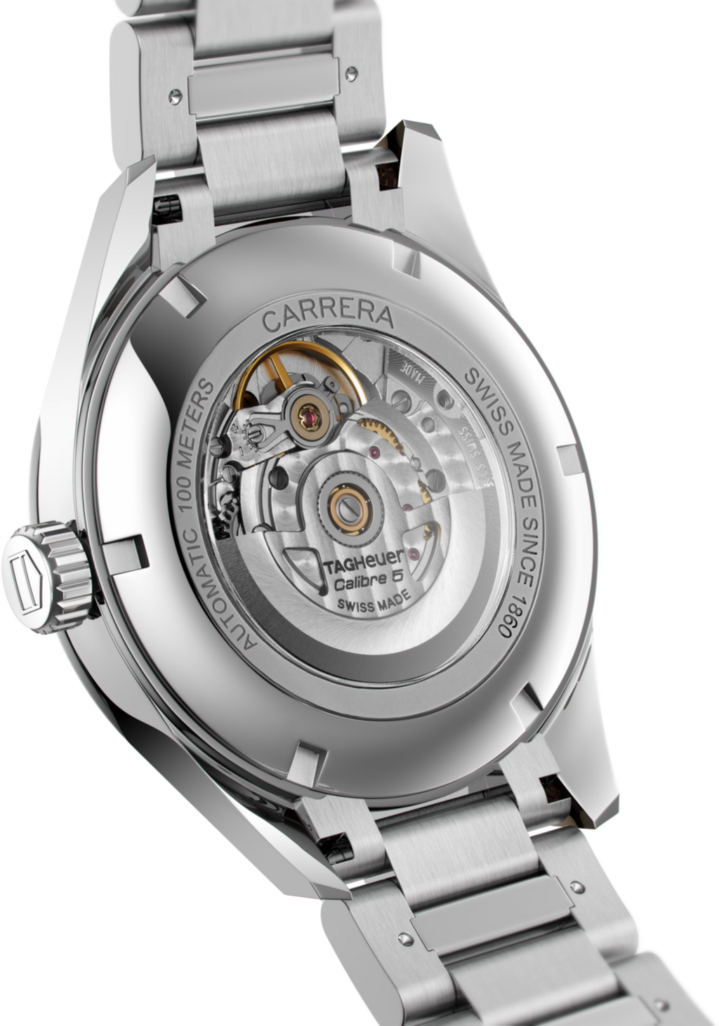 TAG Heuer Carrera Calibre 5 Day-Date Automatico Uomo 41 mm Acciaio Quadrante Blu Soleil Lunetta Fissa Acciaio Vetro Zaffiro Giorno e Data Bracciale Acciaio 100 m Swiss Made Ref. WAR201E.BA0723 Oasi Watch