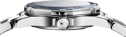 Orologio subacqueo con cassa in acciaio e corona, lunetta blu ceramica