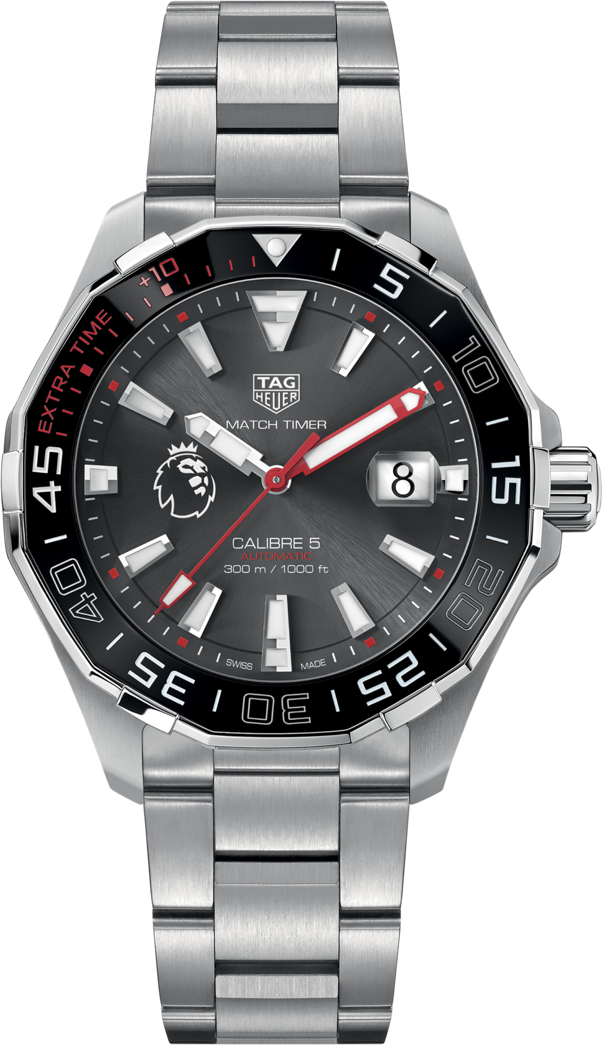 TAG Heuer Aquaracer 300M Calibre 5 Automatico Uomo 43 mm Acciaio Quadrante Nero Lunetta Girevole in Acciaio e Ceramica Vetro Zaffiro Data Bracciale Acciaio 38 Ore 30 ATM Swiss Made Special Edition Ref. WAY201D.BA0927