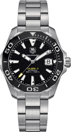TAG Heuer Aquaracer 300M Uomo 41 mm Acciaio Quadrante Nero Soleil Lunetta Girevole Ceramica Nera Vetro Zaffiro Calibre 5 Automatico Data Bracciale Acciaio 30 ATM Swiss Made Ref. WAY211A.BA0928