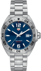 TAG Heuer Formula 1 Date Quarzo Uomo 41 mm Acciaio Quadrante Blu Soleil Lunetta Girevole Unidirezionale Vetro Zaffiro Data Bracciale Acciaio 20 ATM Swiss Made Ref. WAZ1118.BA0875