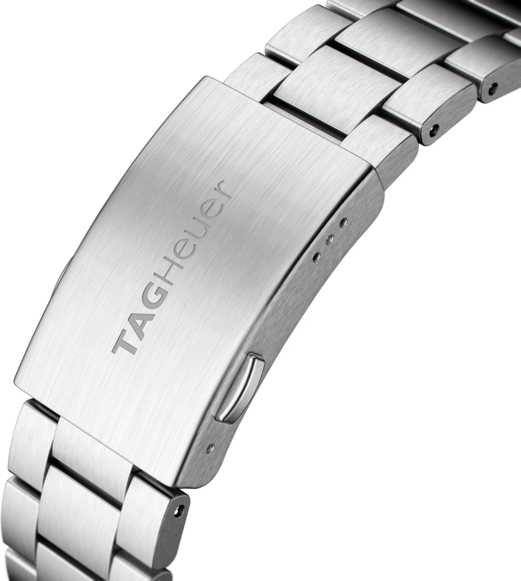 Bracciale in acciaio TAG Heuer con fibbia e finitura satinata