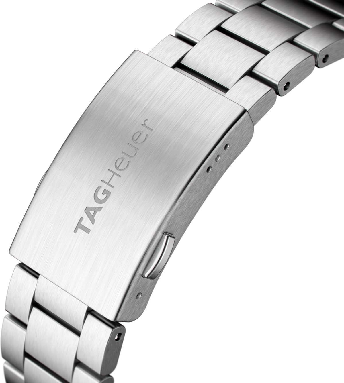 Bracciale in acciaio TAG Heuer con fibbia e finitura satinata