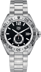 TAG Heuer Formula 1 Date Uomo 43 mm Acciaio Quadrante Nero Opalino Lunetta Girevole Vetro Zaffiro Calibre 6 Automatico Data Piccoli Secondi Bracciale Acciaio 20 ATM Swiss Made Ref. WAZ2012.BA0842