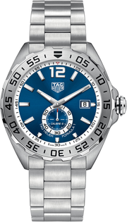 Orologio TAG Heuer Formula 1 in acciaio con quadrante blu e cinturino a maglie