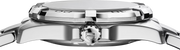 Cassa dell’orologio in acciaio con corona e fondello incisi
