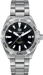 TAG Heuer Aquaracer 300M Uomo 41 mm Acciaio Quadrante Nero Soleil Lunetta Girevole Vetro Zaffiro Quarzo Data Bracciale Acciaio 30 ATM Swiss Made Ref. WBD1110.BA0928