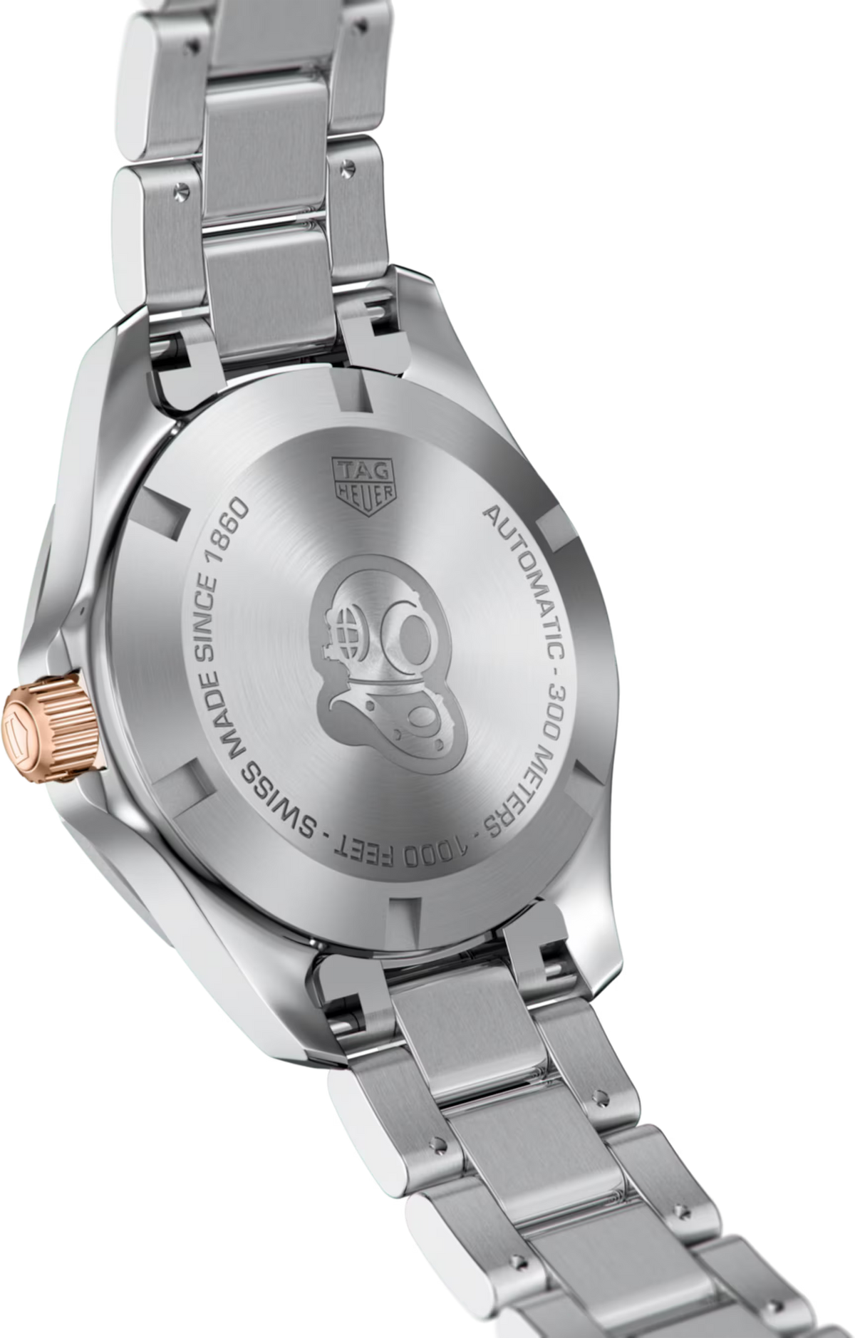 Orologio donna TAG Heuer Aquaracer, fondello in acciaio con scritte Automatic