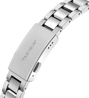 Orologio TAG Heuer Aquaracer con bracciale d’acciaio, fibbia e logo TAG Heuer