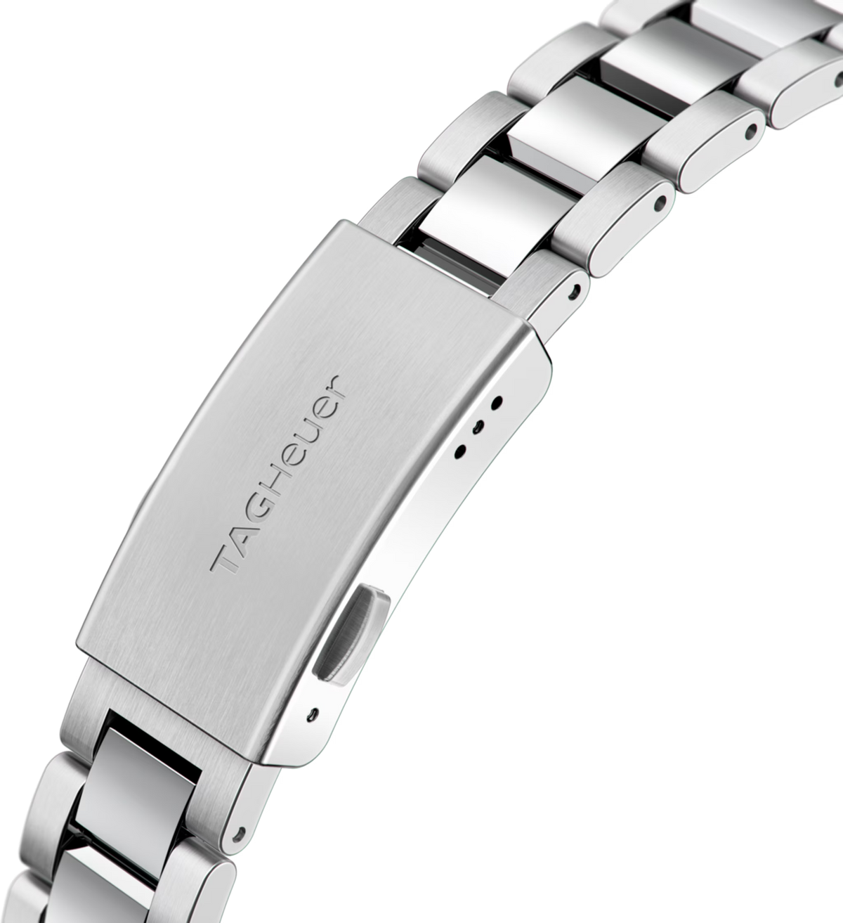 Orologio TAG Heuer Aquaracer con bracciale d’acciaio, fibbia e logo TAG Heuer