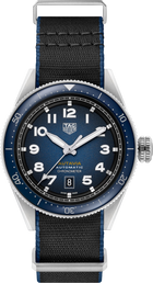 TAG Heuer Autavia Uomo 42 mm Acciaio Quadrante Blu Fumé Lunetta Girevole Bidirezionale Ceramica Blu Vetro Zaffiro Calibre 5 COSC Automatico Data Bracciale Acciaio 10 ATM Swiss Made Ref. WBE5116.EB0173