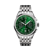 Orologio Breitling Premier B01 da 42 mm con quadrante verde e bracciale in acciaio