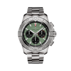 Breitling Avenger B01 Chronograph 44 Automatico Uomo 44 mm Acciaio Quadrante Verde Calibro B01 COSC Vetro Zaffiro Bracciale Acciaio 300 m Ref. AB0147101L1A1