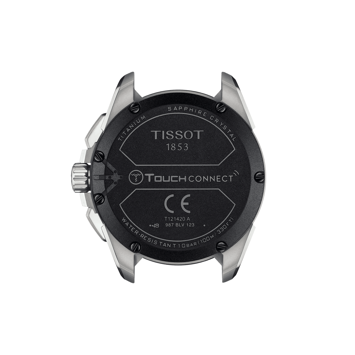 Tissot T-Touch Expert Solar Uomo 45 mm Titanio Quadrante Nero Touch Zaffiro Analogico Digitale ETA E84.301 Bussola Altimetro Caucciù Rosso 100 m Swiss Made Ref. T091.420.47.057.00