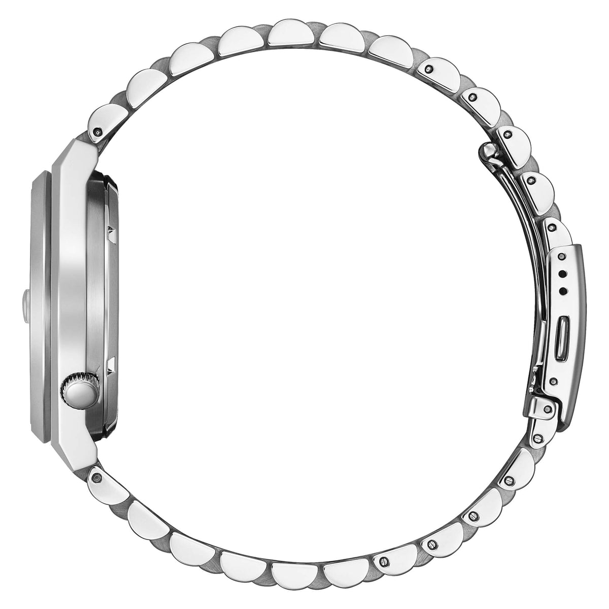 Citizen Tsuyosa Automatico Uomo 40 mm Acciaio Quadrante Turchese Azzurro Soleil Vetro Zaffiro Lente Data Calibro 8210 Bracciale Acciaio 50 m Ref. NJ0151-88M
