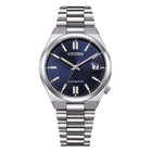 Citizen Tsuyosa 37 Automatico Unisex 37 mm Acciaio Quadrante Blu Grigio Soleil Vetro Zaffiro Data Calibro 8210 Bracciale Acciaio 50 m Ref. NJ0200-50M