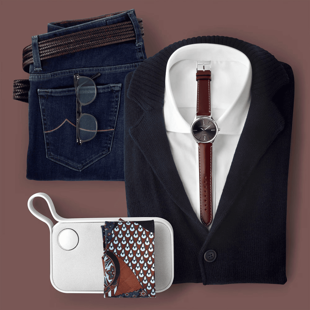 Orologio automatico Hamilton Jazzmaster 40 mm con cinturino in pelle marrone