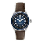 TAG Heuer Autavia Uomo 42 mm Acciaio Quadrante Blu Fumé Lunetta Girevole Bidirezionale in Ceramica Vetro Zaffiro Calibre 5 COSC Automatico Cinturino Pelle di Vitello Marrone 10 ATM Swiss Made Ref. WBE5116.FC8266