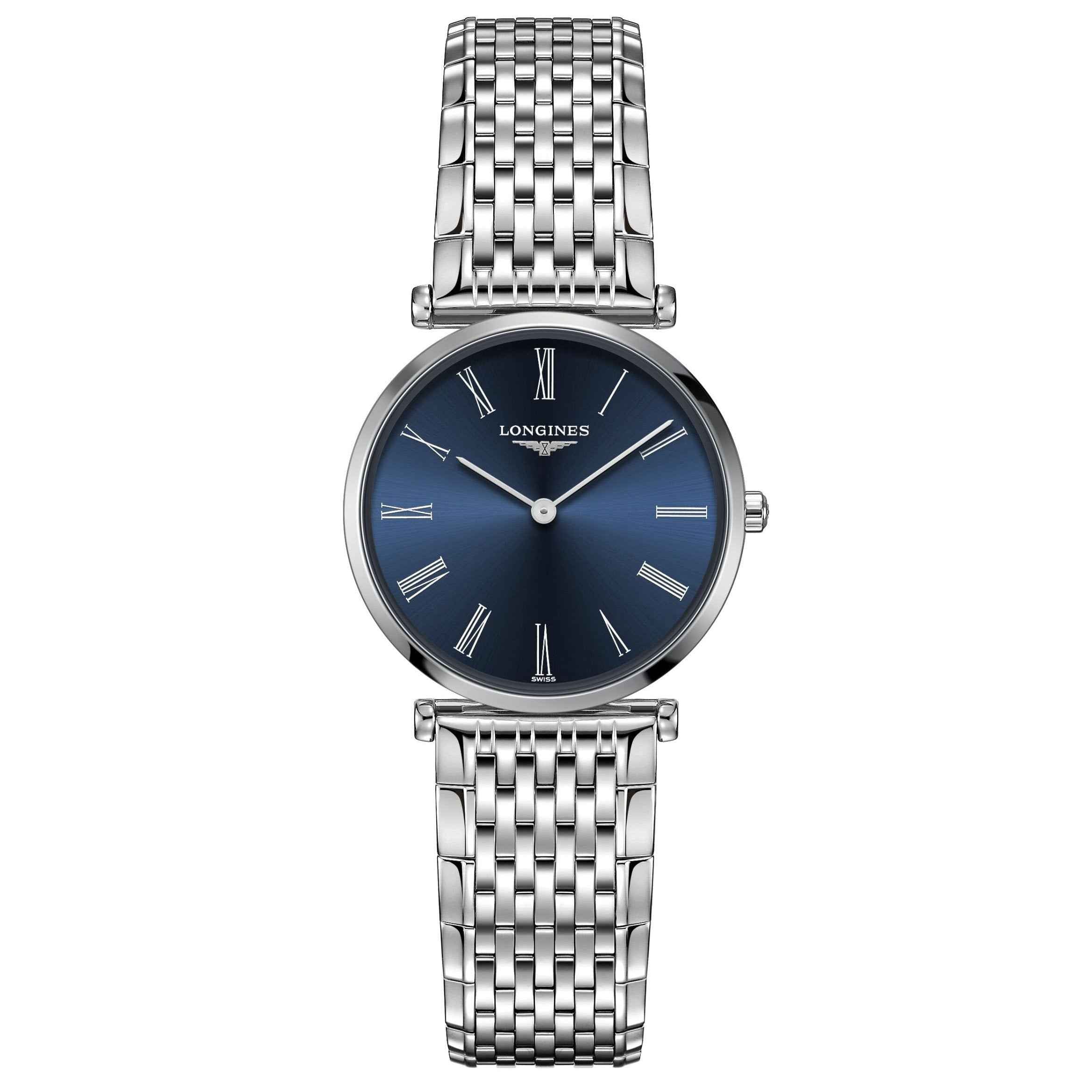 Orologio da donna Longines La Grande Classique blu 29mm in acciaio, quadrante blu