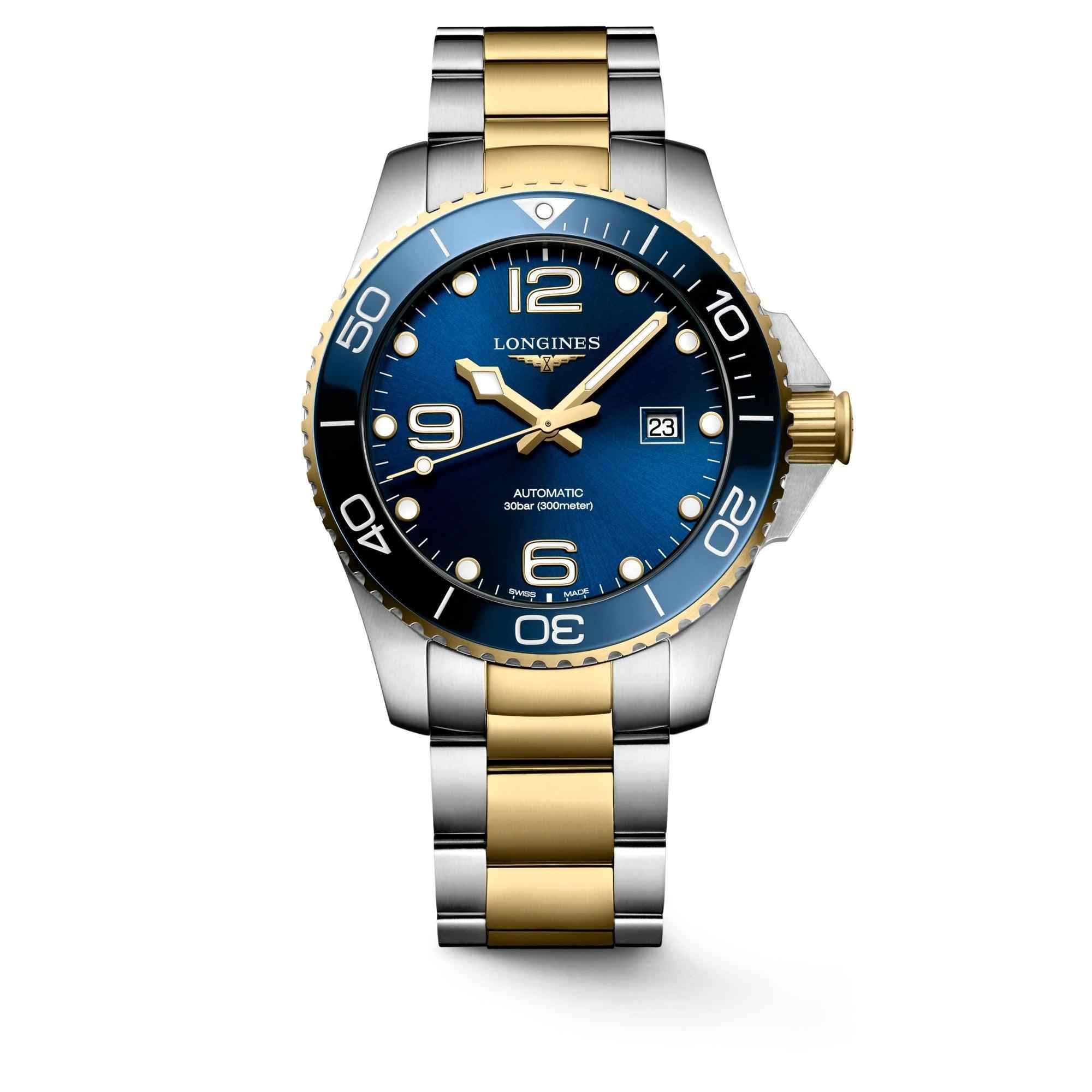 Orologio Longines HydroConquest 43 mm blu automatico con bracciale bicolore