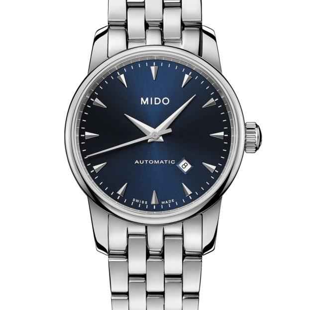 Orologio MIDO automatico con quadrante blu notte, indici e lancette