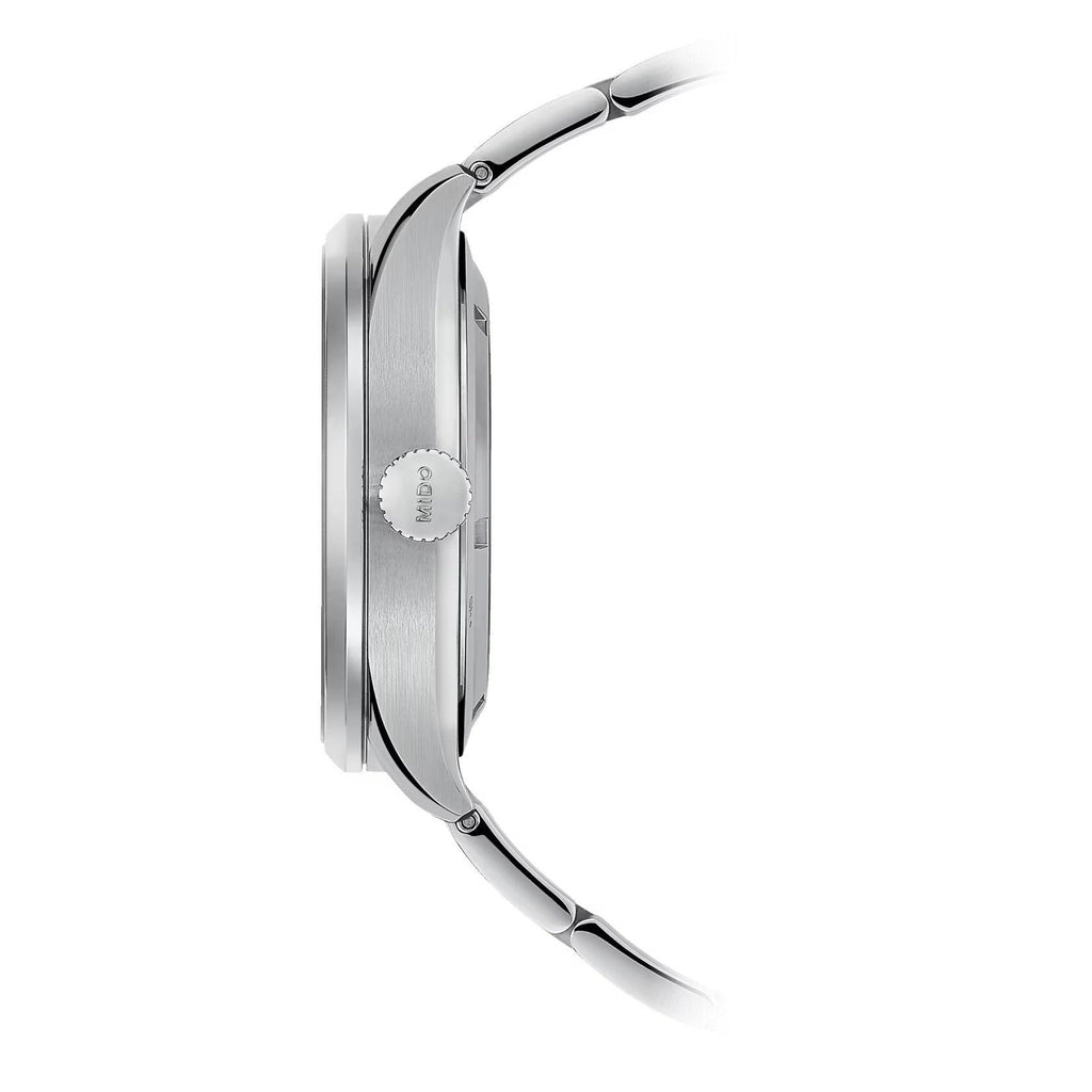 Çelik kasalı otomatik saat, 42 mm, Multifort bilezikli