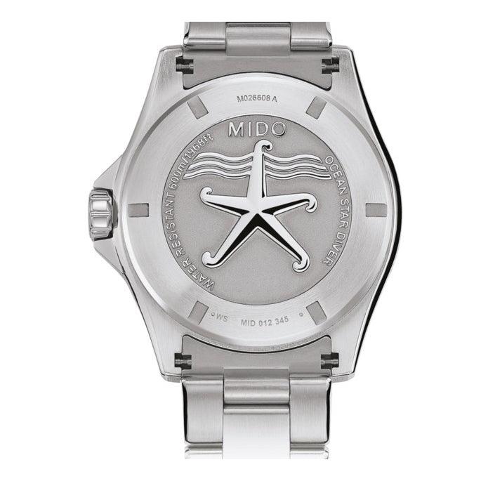 Orologio Mido automatico grigio in acciaio con quadrante grigio e stella centrale
