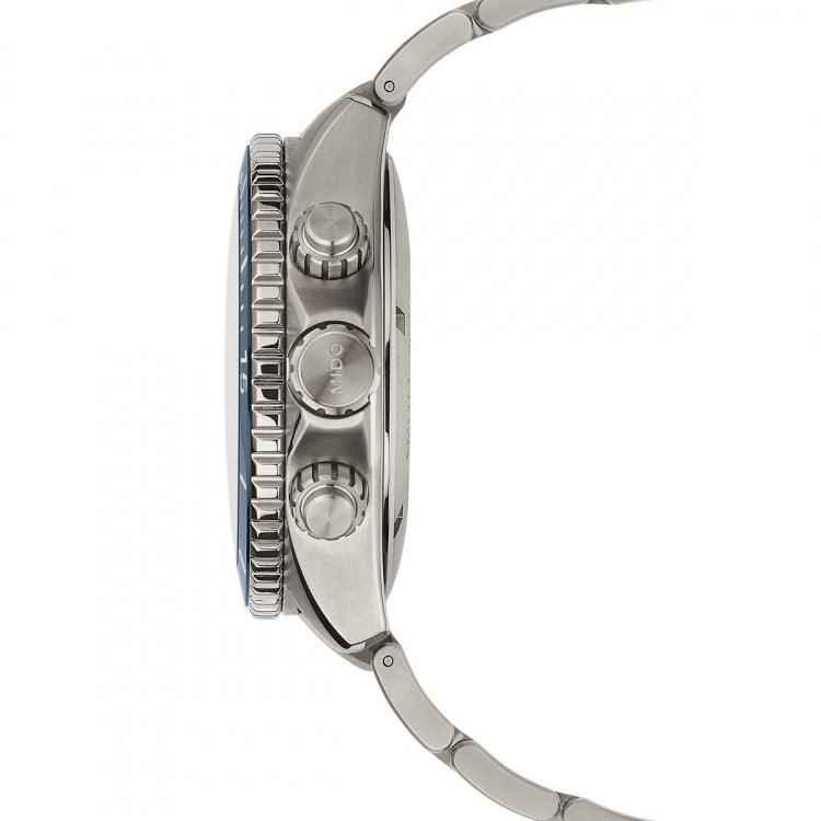Orologio Ocean Star: cassa laterale con corona e pulsanti, bracciale in titanio