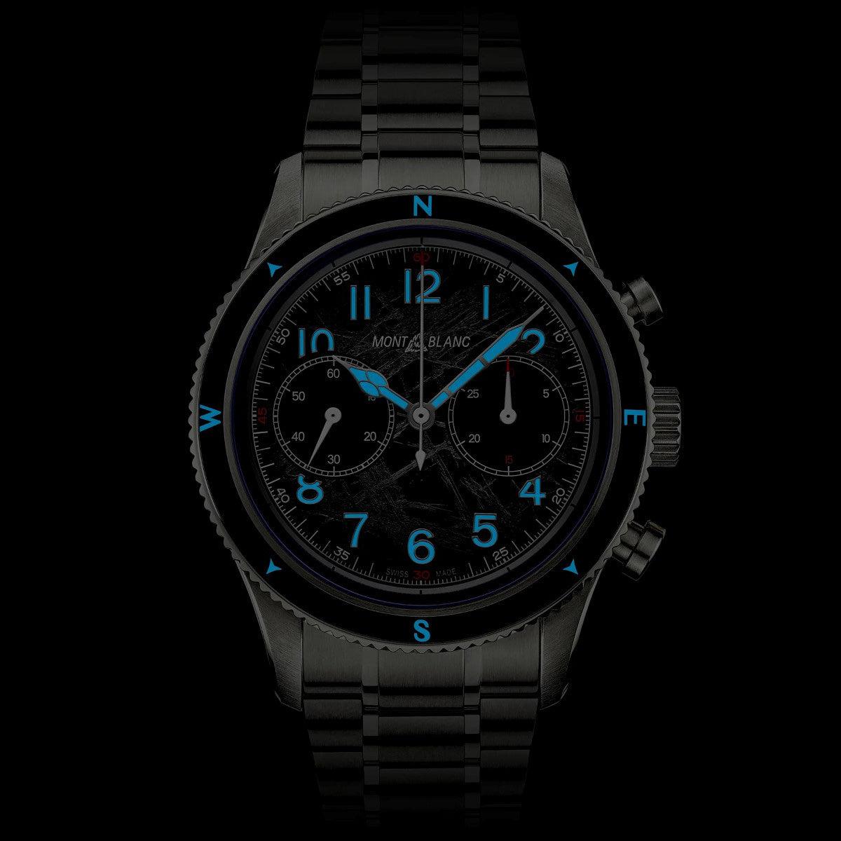 Montblanc orologio Montblanc 1858 Automatic Chronograph 0 Oxygen The 8000 42mm grigio automatico acciaio 130983 Capodagli 1937