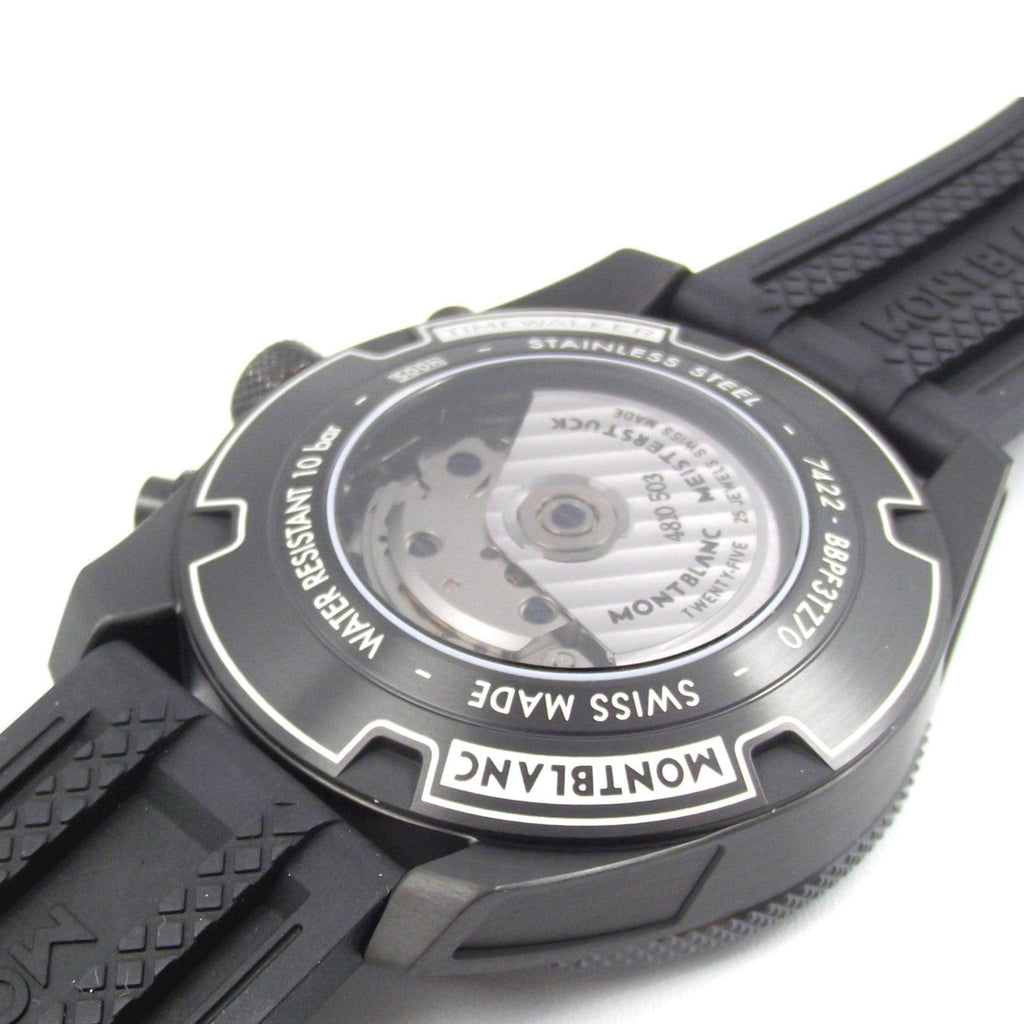 Montblanc orologio Timewalker Chronograph UTC automatico acciaio finitura PVD nero 116101 Capodagli 1937