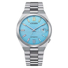 Citizen Tsuyosa Limited Edition Automatico Uomo 40 mm Acciaio Quadrante Azzurro Soleil Indici Rainbow Vetro Zaffiro Data Calibro 8210 Bracciale Acciaio 50 m Ref. NJ0151-53L