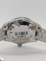 Orologio Oris fondello in acciaio con etichetta e bracciale a maglie