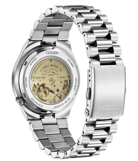 Citizen Tsuyosa x Pantone Warm Sand Limited Edition Automatico Uomo 40 mm Acciaio Quadrante Beige Sabbia Vetro Zaffiro Data Calibro 8210 50 m Ref. NJ0158-89Y Oasi Watch