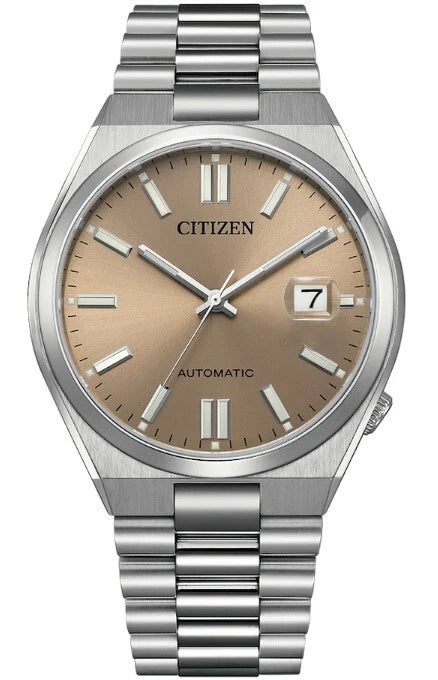 Citizen Tsuyosa x Pantone Warm Sand Limited Edition Automatico Uomo 40 mm Acciaio Quadrante Beige Sabbia Vetro Zaffiro Data Calibro 8210 50 m Ref. NJ0158-89Y Oasi Watch